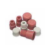 22359. SEPTAS C/TAPON ROJO # 21 DIAMETRO 13MM, INTERIOR 8CM PAQUETE C/10 PIEZAS FISHERBRAND