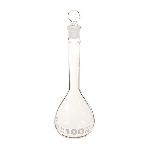 51596. MATRAZ VOLUMETRICO DE VIDRIO 50ML CLASE B C/TAPON DE VIDRIO UNITED SCIENTIFIC