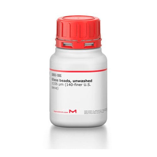 52434. PERLAS DE VIDRIO SIN LAVAR 106UM 100GR - SIGMA-ALDRICH