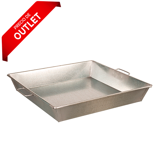 9287. BANDEJA DE HIERRO GALVANIZADO 24 X 24 X 3MM - HUMBOLDT