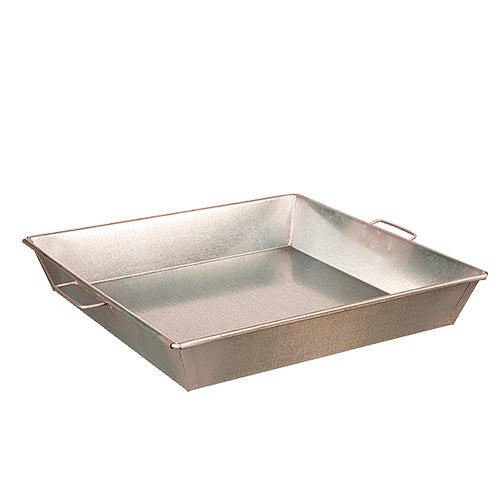 9287. BANDEJA DE HIERRO GALVANIZADO 24 X 24 X 3MM - HUMBOLDT