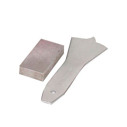 752. HERRAMIENTA P/RANURADO DE METAL Y BLOQUE DE CALIBRACION LIMITE LIQUIDO ASTM HUMBOLDT