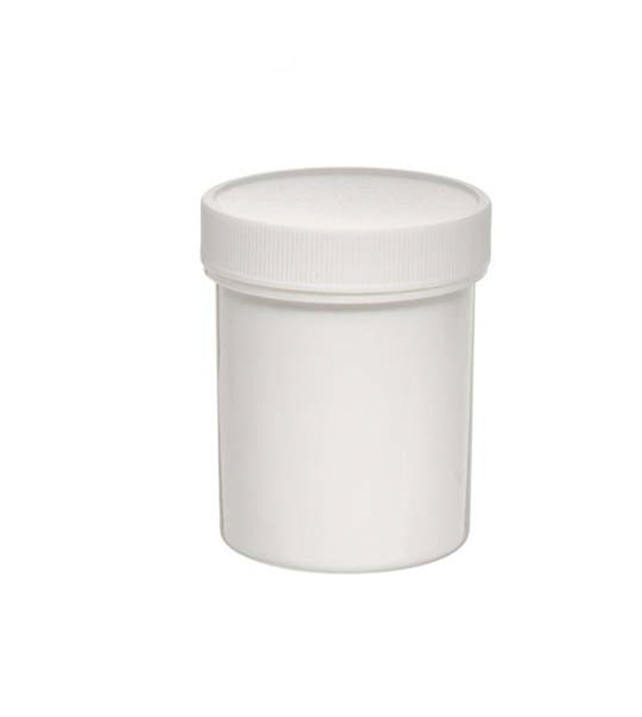 22185.  FRASCO DE POLIPROPILENO 118ML BLANCO C/TAPA ROSCA PAQUETE C/5 PIEZAS BEL-ART