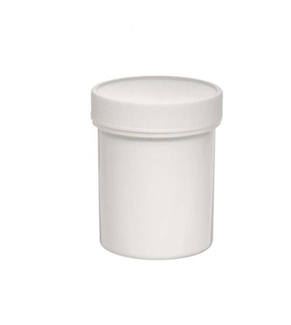 22185.  FRASCO DE POLIPROPILENO 118ML BLANCO C/TAPA ROSCA PAQUETE C/5 PIEZAS BEL-ART