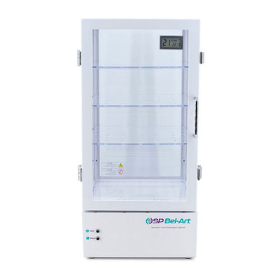 29652. GABINETE DE DESECADOR DE POLICARBONATO 5.0, 1.6FT (47.6LT) C/3 CHAROLAS, ELECTRICO SIN DESECANTE 100/240V 50/60HZ BEL-ART
