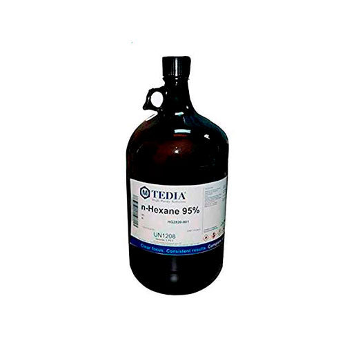 1798. N-HEXANO AL 95% GRADO GC FRASCO DE 4LT - TEDIA