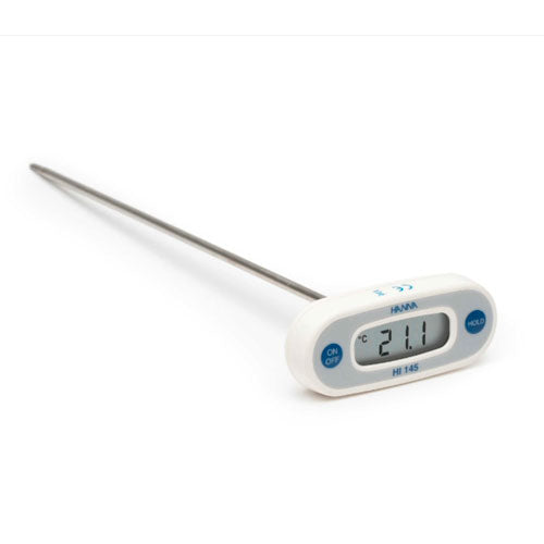 30710. TERMOMETRO DIGITAL -50/+220°C EN FORMA DE T C/SONDA DE PENETRACION DE ACERO INOXIDABLE, 300MM HANNA