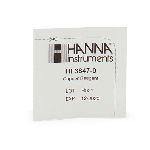 55080. KIT QUIMICO DE PRUEBAS P/COBRE 0-2.5MG/L P/100 PRUEBAS HANNA