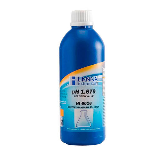 30686. SOLUCION BUFFER PH 1.679 DE CALIBRACION MILESIMAL 500ML HANNA
