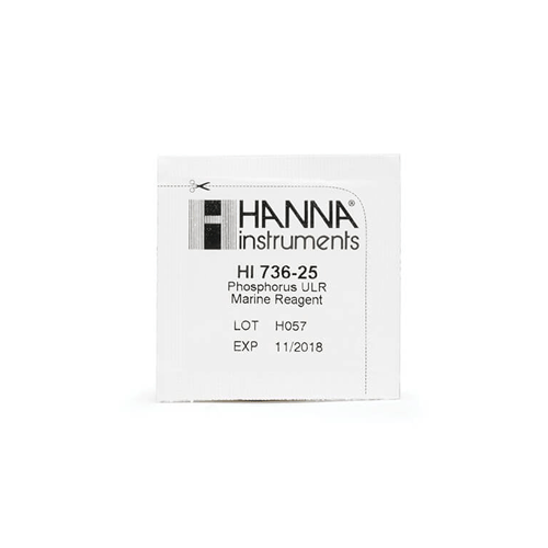 27486. REACTIVO HC P/FOSFORO INTERVALO ULTRA BAJO 25 PRUEBAS HANNA