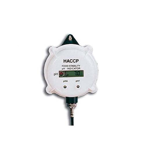 22094. MEDIDOR DE PH PORTATIL E INDICADOR C/ALARMA VISUAL P/HACCP Y QC HANNA