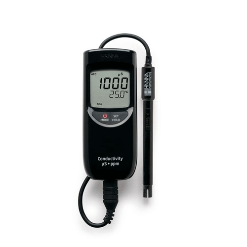 55147. MEDIDOR MULTIPARAMETRICO INTERVALO BAJO 4000US, 2000PPM HANNA