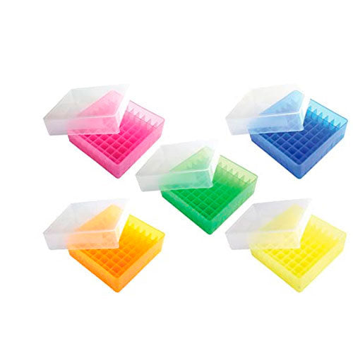 50477. CAJA DE ALMACENAMIENTO P/81 MICROTUBOS 1.5/2ML POLIPROPILENO - HEATHROW