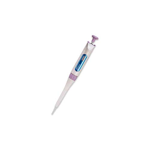 13393. MICROPIPETA MONOCANAL VOLUMEN VARIABLE 2-20UL COLOR BLANCO/LILA - HEATHROW
