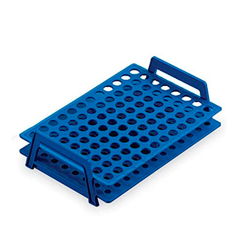 4240. GRADILLA P/96 MICROTUBOS 1.5/2ML NYLON AZUL - HEATHROW