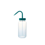 24028. PIZETA (FRASCO LAVADOR) 500ML BOCA ANCHA SALIDA SUPERIOR C/TAPA VERDE, LDPE C/6 HEATHROW