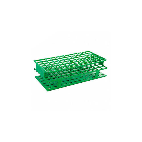 13479.GRADILLA P/72 TUBOS 5-10ML, 16MM ONE RACK AUTOCLAVABLE, PLASTICO VERDE - HEATHROW