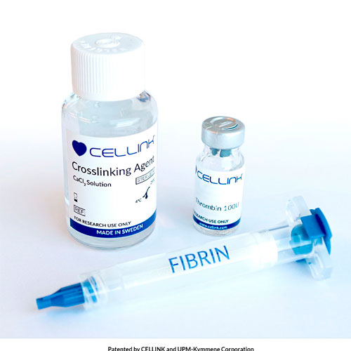 55973. BIOTINTA (CARTUCHO) (INCLUYE BOTELLA AGENTE RETICULANTE, VIAL DE TROMBINA) 3ML CELLINK