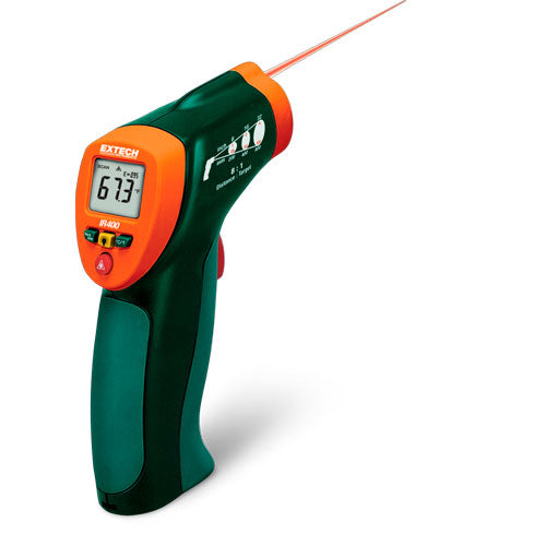 51960. TERMOMETRO COMPACTO 332°C C/PUNTERO LASER INTEGRADO - EXTECH