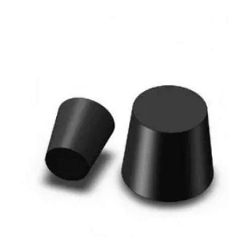 3096. TAPON DE HULE NEGRO # 14 SOLIDOS 84X73X99MM PAQUETE C/3 PIEZAS - ART MOLD