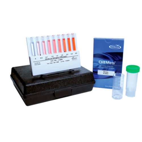 30836. NITRATO KIT 0-4.5PPM C/30 PRUEBAS CHEMETRICS