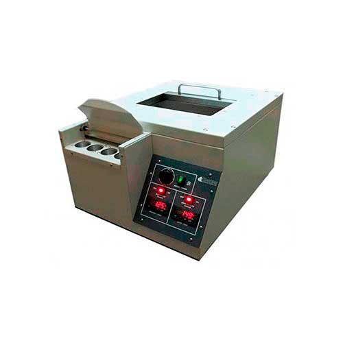 812. CENTRIFUGA PORTATIL P/ACEITE CALENTADO P/2 TUBOS, NORMA ASTM D96, API MPMS CHAPTER 10.4, API 2542 KOEHLER