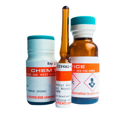 28751. STD MEZCLA DE PESTICIDAS ORGANOCLORADOS #1 -508, 1000UG/ML EN METIL TER-BUTIL ETER 1ML CHEM SERVICE