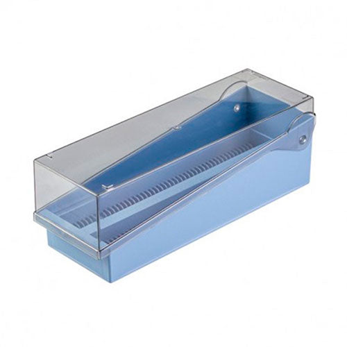 3507. SISTEMA DE ALMACENAJE P/100 LAMINILLAS COLOR AZUL 82 X 245 X 86MM - SIMPORT