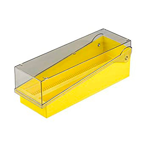 50392. SISTEMA DE ALMACENAJE P/100 LAMINILLLAS COLOR AMARILLO - SIMPORT