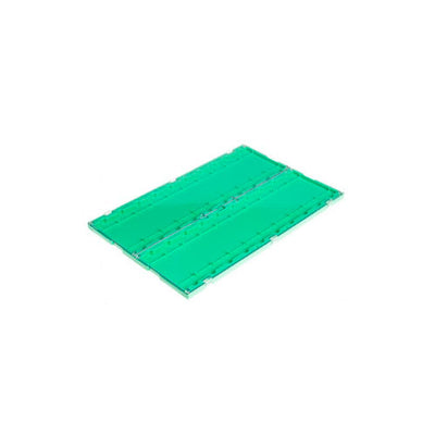 52438. CARPETA DE POLIESTIRENO P/20 PORTAOBJETOS DE 75X25MM, COLOR VERDE - SIMPORT