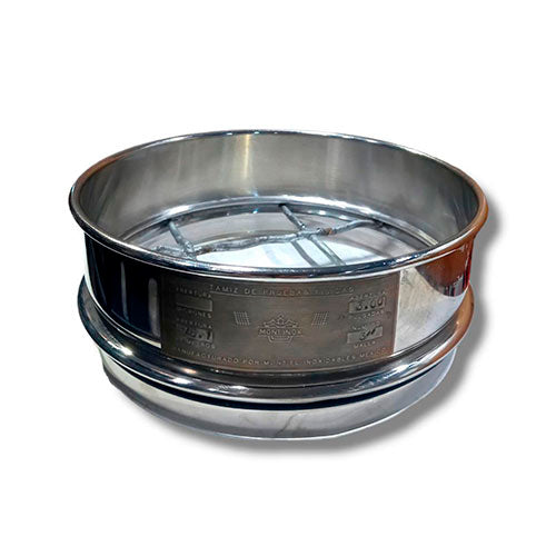 24474. TAMIZ (CEDAZO) 8PULG MARCO Y MALLA DE ACERO INOXIDABLE #3 MONTI INOX