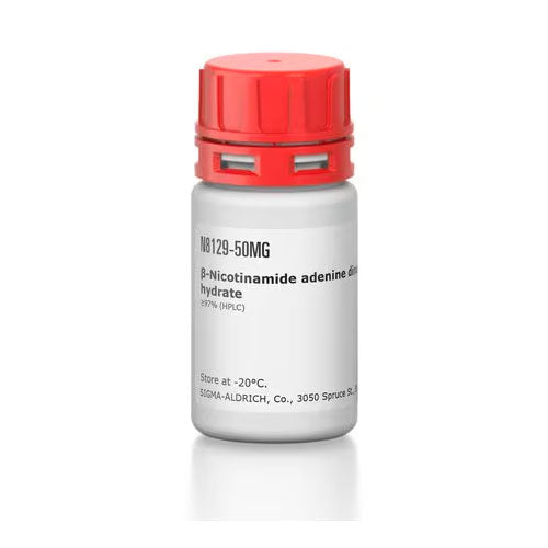 52428. BETA-NICOTINAMIDA ADENINA DINUCLEOTIDO SAL DISODICA HIDRATADA HPLC 97% 50MG - SIGMA-ALDRICH
