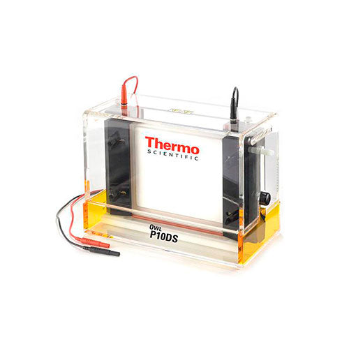 404. SISTEMA DE ELECTROFORESIS DUAL VERTICAL 1250ML P/2 GELES 20X20CM C/COLADOR MOD. P10DS-1 OWL