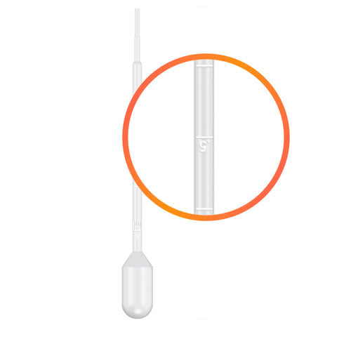 52210. PIPETA DE TRANSFERENCIA 3ML, LARGO 13.8CM, BULBO 0.8ML ESTERIL GRADUADA C/400 - SIMPORT