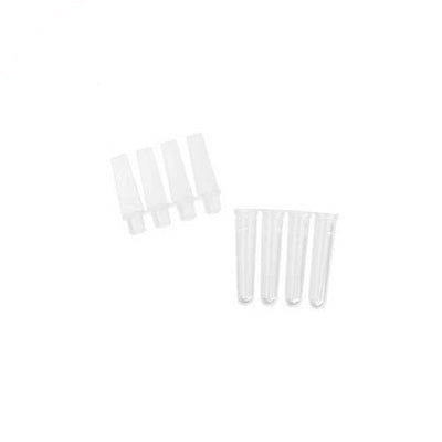 4718. MICROTUBOS 0.1ML DE POLIPROPILENO CLARO C/TAPA EN TIRAS DE 4 P/EQUIPO CORBETT ROTORGENE NO ESTERIL C/250 - AXYGEN