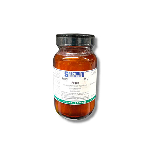 23188. POPOP (1,4-BIS(5-FENILOXAZOL-2-YL)BENCENO) GRADO CENTELLEO LIQUIDO 25GR SPECTRUM CHEMICAL