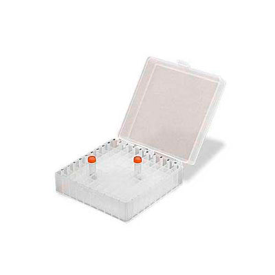 14584. CAJA DE PLASTICO P/100 MICROTUBOS 1.5/2ML C/TAPA MAGNETICA -  SCIENTIFIC INDUSTRIES