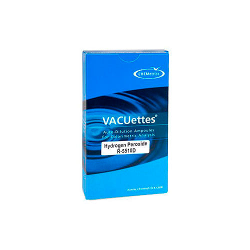 2461. PEROXIDO DE HIDROGENO REPUESTO 0-25/30-300PPM 30 PRUEBAS - CHEMETRICS