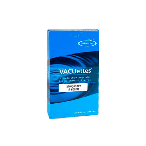 2463. MANGANESO REPUESTO 0-50PPM 30 PRUEBAS - CHEMETRICS