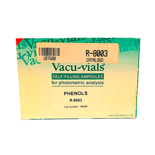 9584. FENOLES REPUESTO P/K-8003 0-8.0PPM - CHEMETRICS