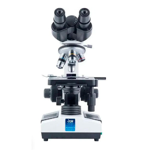 52478. MICROSCOPIO BINOCULAR REVELATION III-A, OBJETIVOS ACROMATICOS 4X, 10X, 40X Y 100X, ILUMINACION LED 120V/220V - LW SCIENTIFIC