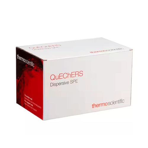 27689. KIT DE EXTRACCION QUECHERS METODO AOAC P/MUESTRAS DE 15GR, 6GR DE MGSO4, 1.5GR DE NAOAC EN BOLSAS, HOMOGENIZADORES DE CERAMICA, TUBOS VACIOS 50ML C/50 THERMO SCIENTIFIC