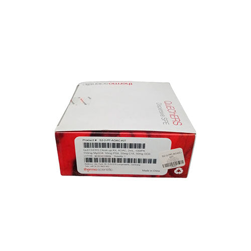 31199. KIT DE LIMPIEZA QUECHERS METODO AOAC, 50MG DE PSA, 50MG DE C18, 50MG DE GCB, 150MG DE MGSO4 ANHIDRIDO PRECARGADOS EN TUBOS 2ML C/100 THERMO SCIENTIFIC