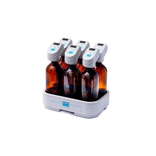 52586. SISTEMA DE SENSORES DBO C/TRAMPAS DE KOH Y BATERIAS, ESTACION DE AGITACION 6 POSICIONES C/BOTELLAS Y BARRAS AGITADORAS 230V 50/60HZ VELP