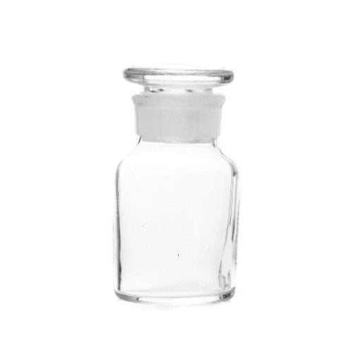 24475. FRASCO DE VIDRIO CLARO 30ML BOCA ANCHA C/TAPON ESMERILADO PAQUETE C/2 PIEZAS  SINOCHEM