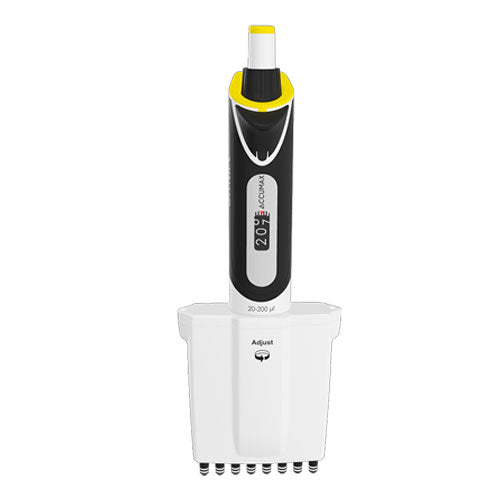 51959. MICROPIPETA MULTICANAL 8 CANALES VOLUMEN VARIABLE 2-20UL SMART AUTOCLAVABLE - ACCUMAX