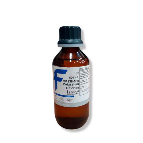 50723. CLORURO DE POTASIO SOLUCION SATURADA (SOLUCION DE RELLENO) 500ML - FISHER CHEMICAL