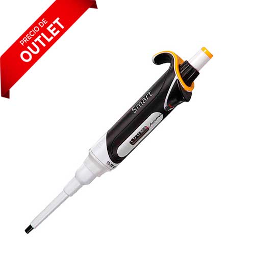 50758. MICROPIPETA MONOCANAL VOLUMEN VARIABLE 0.1-2.5UL C/SEGURO DE BLOQUEO MOD. SMART RESISTENTE A UV Y AUTOCLAVABLE - ACCUMAX