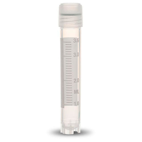 30872. VIAL CRIOGENICO (CRIOVIAL) 4ML POLIPROPILENO CLARO GRADUADO, ROSCADO C/SELLO DE SILICON C/100 SIMPORT