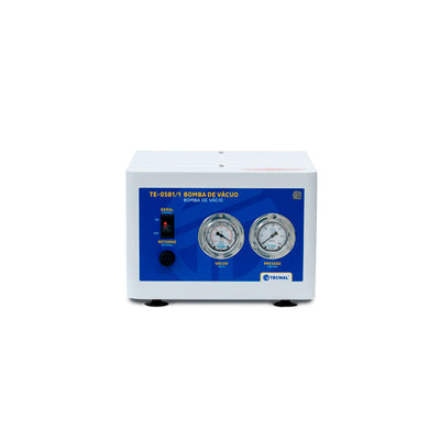 54656. BOMBA DE VACIO/PRESION C/MOTOR DE PISTON 1/4 HP RECUBIERTO DE TEFLON 0-620MM/HG 127V - TECNAL